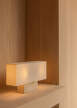 Stolná lampa Nonna H30, travertine