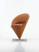 Kreslo Cone Chair, cognac