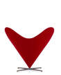Kreslo Heart Cone Chair, Tonus red
