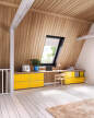 Komoda USM Haller E2, golden yellow-3