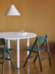 Skladacia stolička Backflip, cedar green lacquered beech