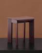 Stolička Chisel 10, dark bordeaux lacquered beech