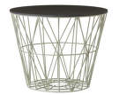 Veko na kôš Wire Basket small, black oak