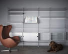 Komoda String Cabinet With Sliding Doors