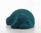 Resting Bear, turquoise