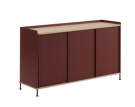 Komoda Enfold Sideboard 148x85, oak/deep red