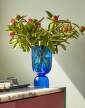 vaza-Bottoms Up Vase Small, electric blue