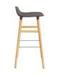 stolicka-Form Bar Chair 75 cm Oak, brown/oak