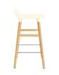 stolicka-Form Bar Chair 65 cm Oak, cream