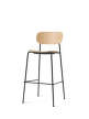 Barová stolička Co Bar Chair High, natural oak