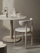 Čalúnená jedálenská stolička Herman Wood, white beech/off-white