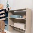 Drevená polica Kiddo Shelving, beige