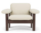 Kreslo Brasilia Low Back, Baru 0200/dark stained oak