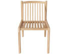 Záhradná stolička Patio, untreated solid teak