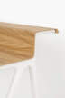 Pracovný stôl Courier, light oak/chalk