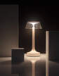 Prenosná lampa Bon Jour Unplugged, white/transparent