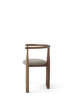 Stolička Bukowski, walnut/Linara 342