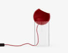 Stojacia lampa Topan VP14, vermilion red