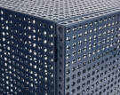 Skrinka Perforated Cabinet, steel blue