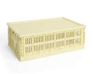 Plastové veko Colour Crate L, light yellow