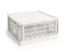 Plastové veko Colour Crate Square L, off-white