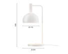 Stolná lampa FJ Elements, white