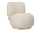 Kreslo Rico Lounge Piccolo Nordic Bouclé, off-white