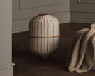 Stojacia lampa Lucén, oiled oak
