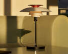 Prenosná lampa PH 80, chrome plated