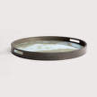 Podnos Organic Glass Tray Round S, mist gold