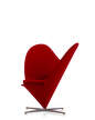 Kreslo Heart Cone Chair, Tonus red