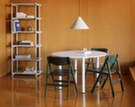 Skladacia stolička Backflip, cedar green lacquered beech