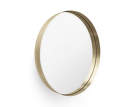 Zrkadlo Darkly large, brushed brass