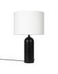 Stolná lampa Gravity large, black marble, white