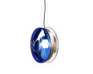 Lampa Orbital, blue/light patina brass