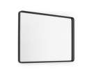 Norm Wall Mirror, rectangular, black