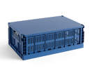 Colour Crate Lid Large, dark blue