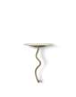 stolik-Curvature Wall Table, brass