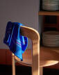 utierka Canteen Tea Towel, blue pinstripe