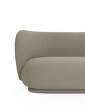 sofa-Rico Divan Grain L, cashmere