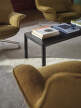 Kreslo Doze Lounge Chair Low Swivel, Hearth 8 / polished aluminum