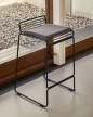 Textilný podsedák Hee Bar Stool Cushion, anthracite