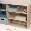 Drevená polica Kiddo Shelving, beige