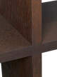 Knižnica Kona Bookcase, dark stained