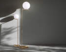 Stojacia lampa IC, brass