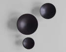 Vešiak HiHat Knob 2 ks, burned black