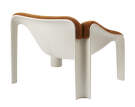 Kreslo F300, alabaster white/Dedar 21