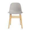 Stolička Form, warm grey/oak