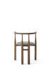 Stolička Bukowski, walnut/Linara 342