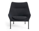 Kreslo O2, soft black textile